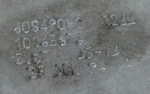 Dana 36 identification numbers, 1957 Corvette RestoMod